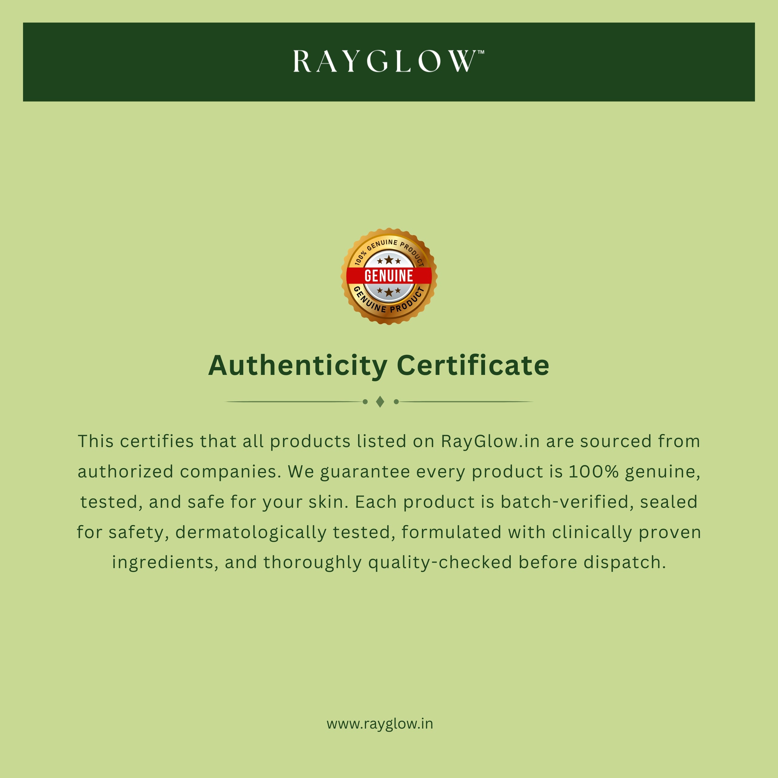 RayGlow Skin Brightening Cream