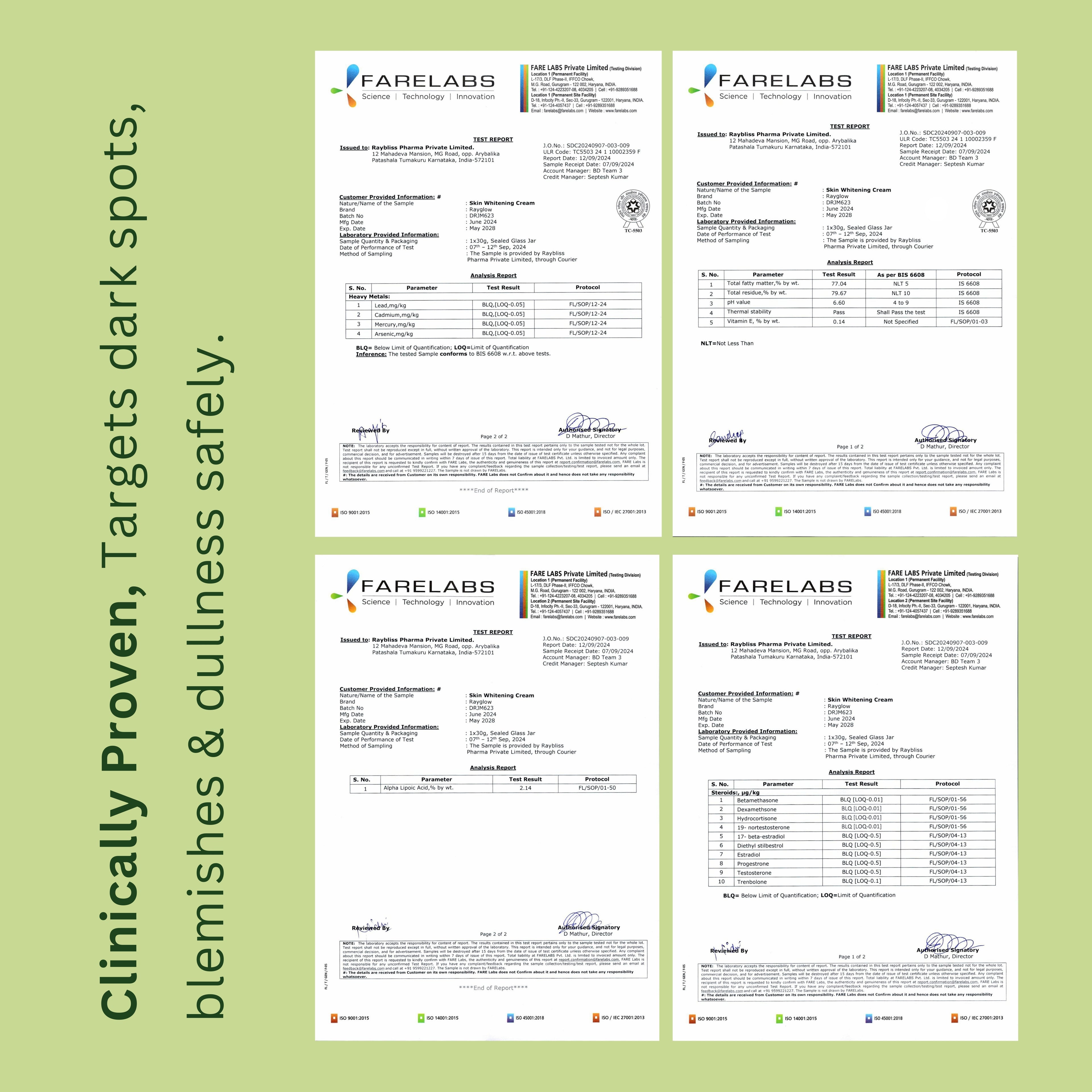 RayGlow Skin Brightening Cream | Crafted in the USA with an advanced glutathione formula | Celebrity secret to brighter skin and reducing dark spots in 10 days