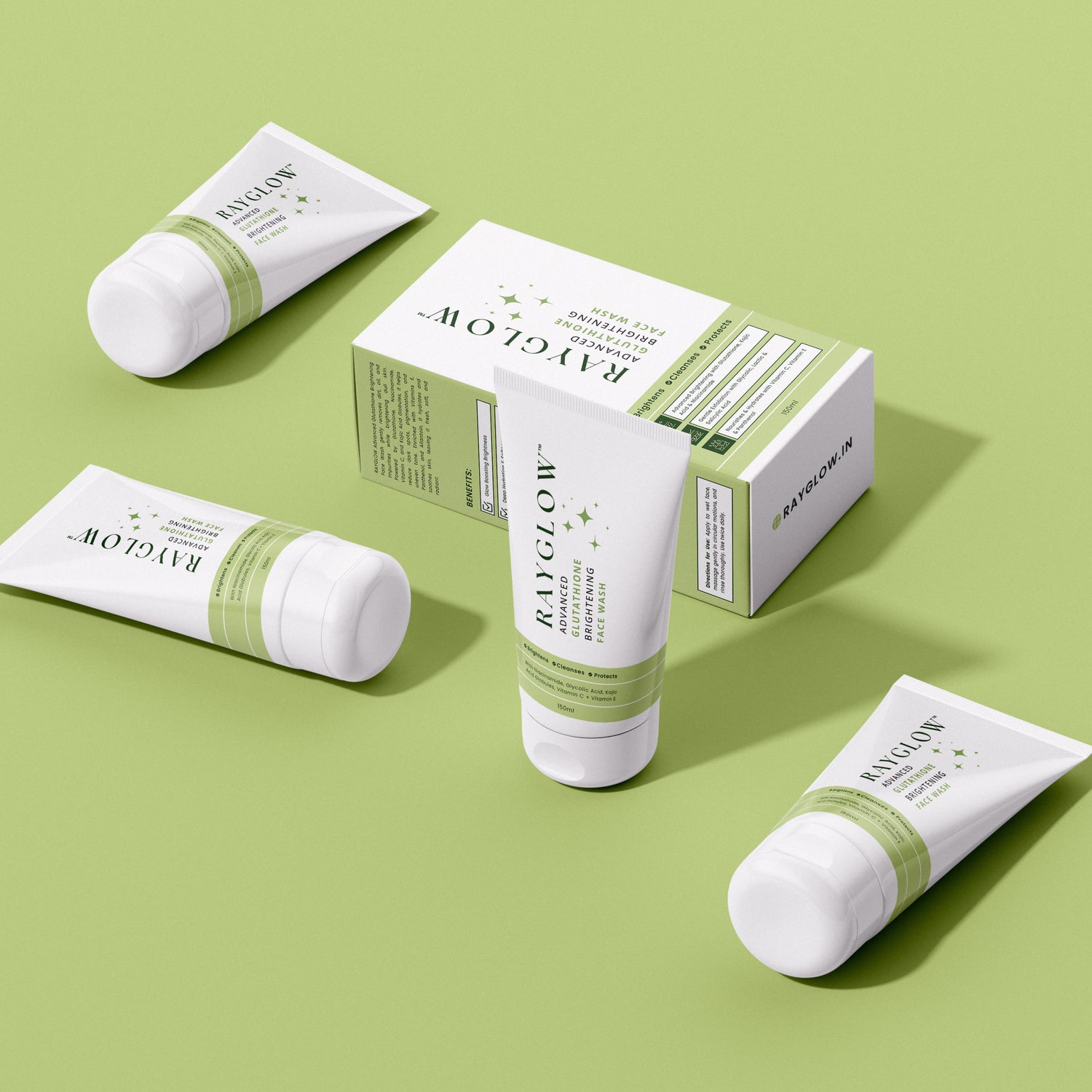 Rayglow Advanced Glutathione Brightening Face Wash