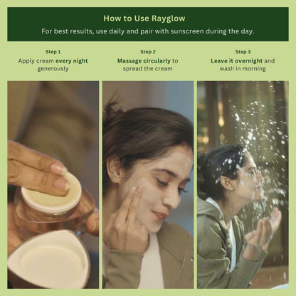 RayGlow Skin Brightening Cream | Crafted in the USA with an advanced glutathione formula | Celebrity secret to brighter skin and reducing dark spots in 10 days