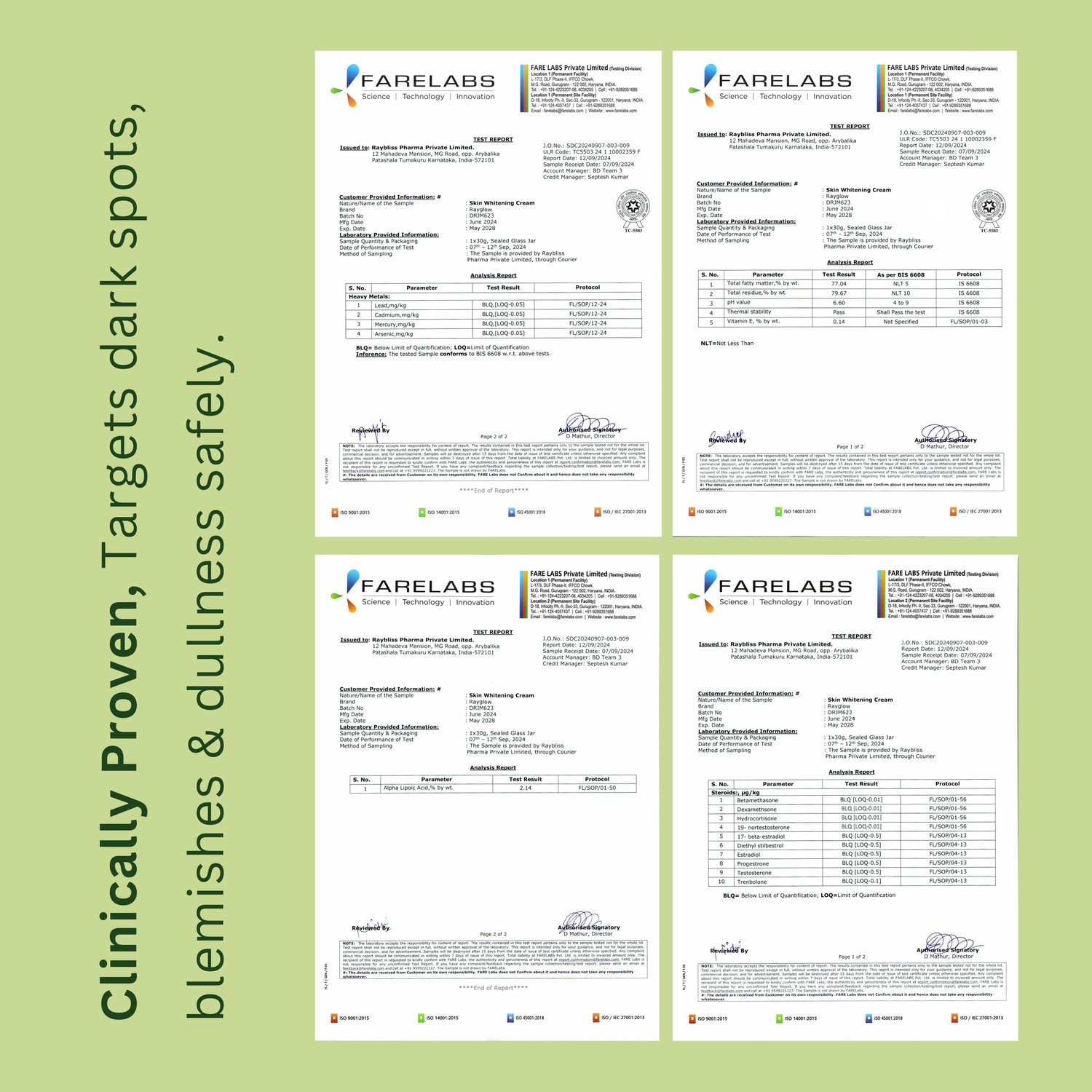 RayGlow Skin Brightening Cream | Crafted in the USA with an advanced glutathione formula | Celebrity secret to brighter skin and reducing dark spots in 10 days