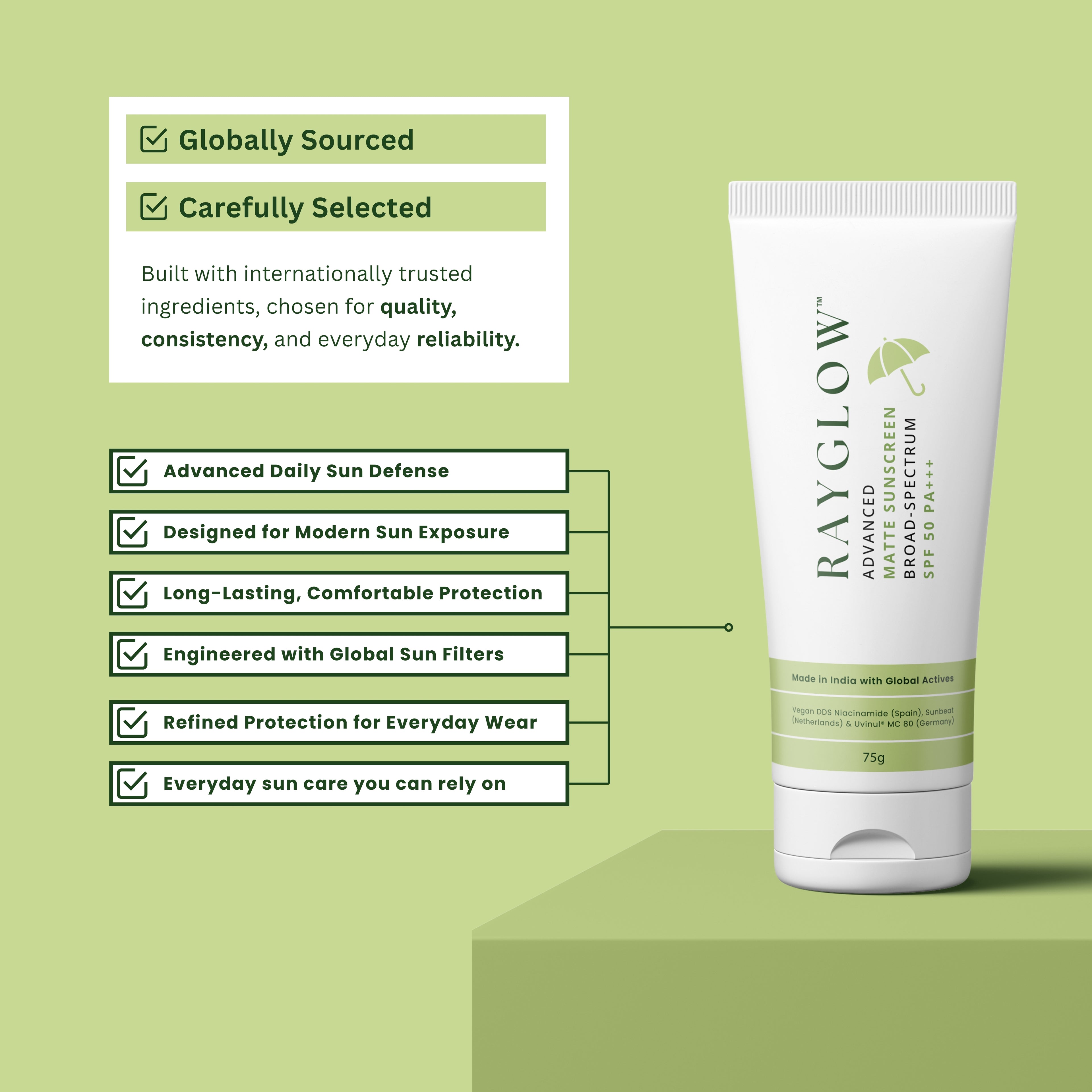 Rayglow Advanced Invisible Matte Sunscreen