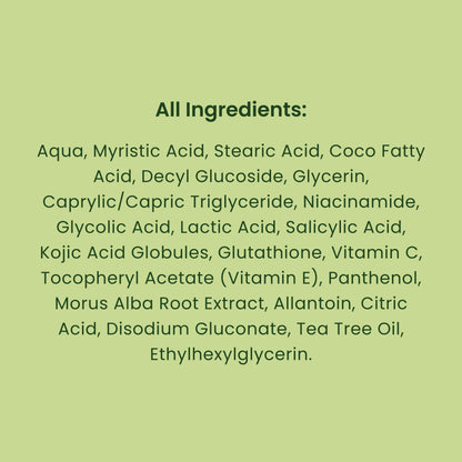 Rayglow Advanced Glutathione Brightening Face Wash